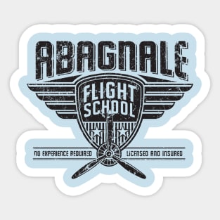 Abagnale Flight School Sticker